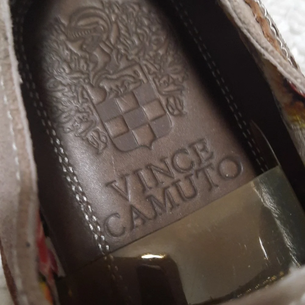Vince Camuto Two-Tone Brown Oxford Shoes